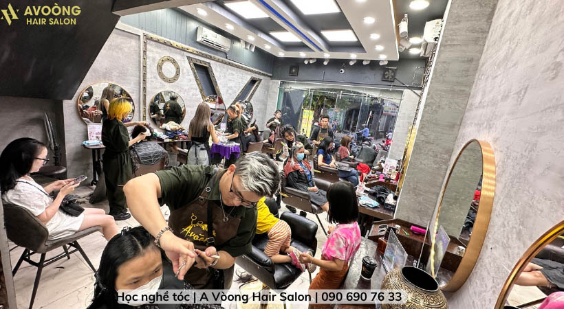 Tiệm Làm Tóc A Voòng Hair Salon