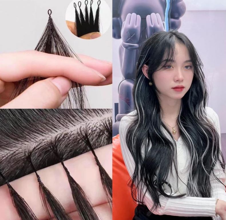 nối tóc lông vũ