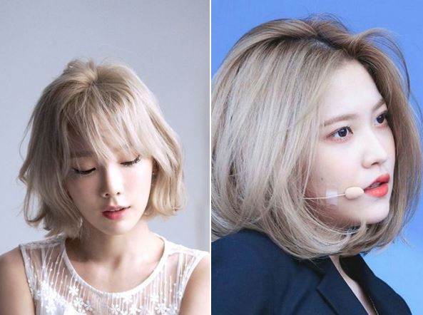 Tóc chrome hair bạc trắng