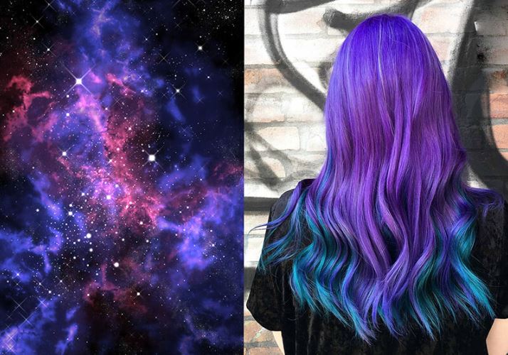 Tóc chrome hair galaxy