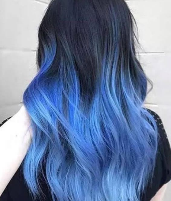 Tóc nối tia sáng xanh