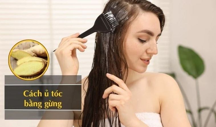 ủ tóc bằng gừng