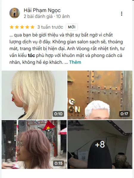 Khách Hàng Nói Gì Về Dịch Vụ Uốn Tóc Tại A Vòong Hair Salon