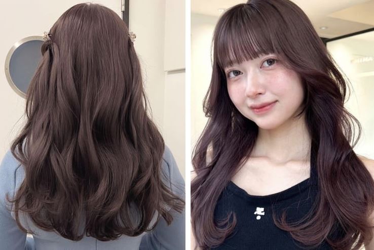 tóc màu nâu lạnh