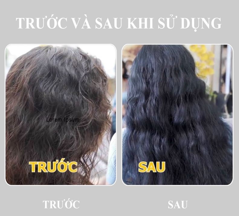 trước và sau khi nhuộm