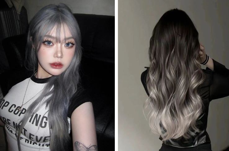 xám tro balayage