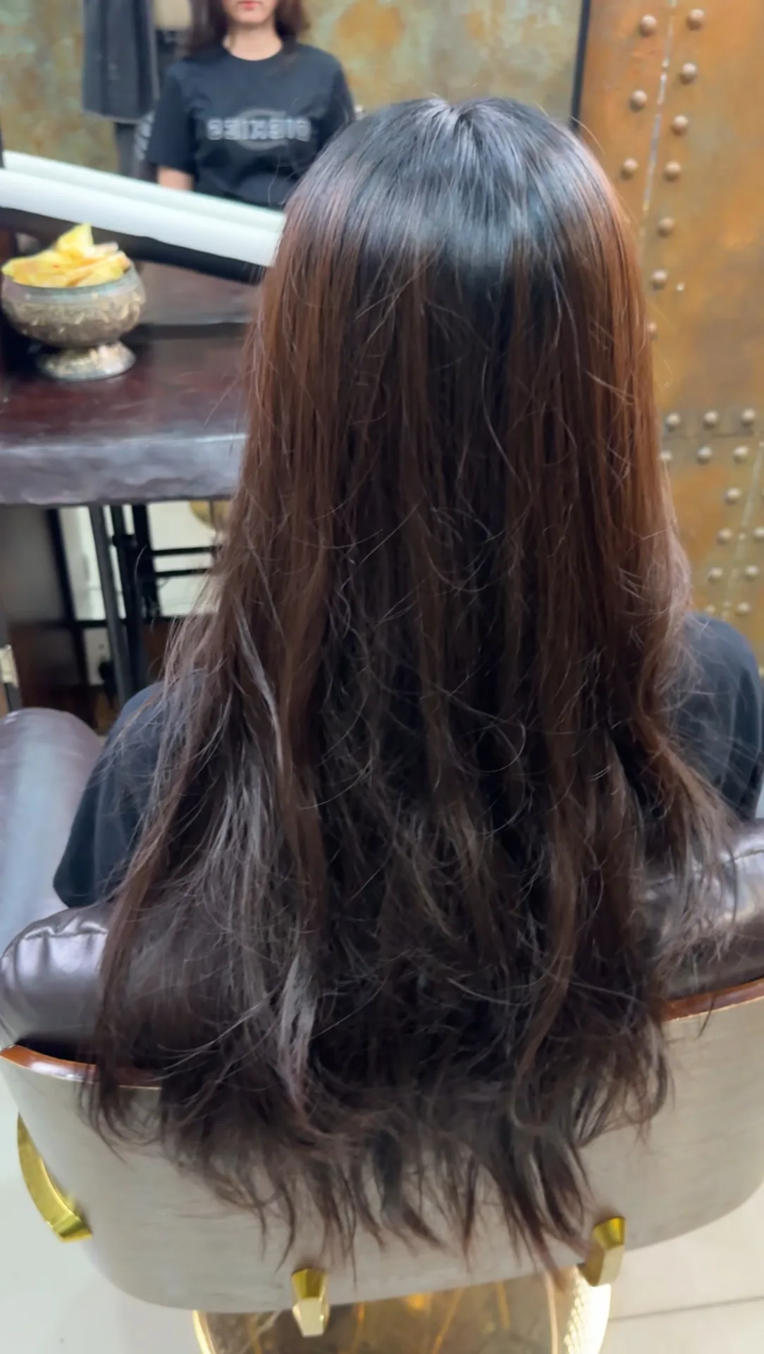 Uốn Tóc & Duỗi tóc — tóc TRƯỚC khi làm tại A Vòong Hair Salon Tân Phú