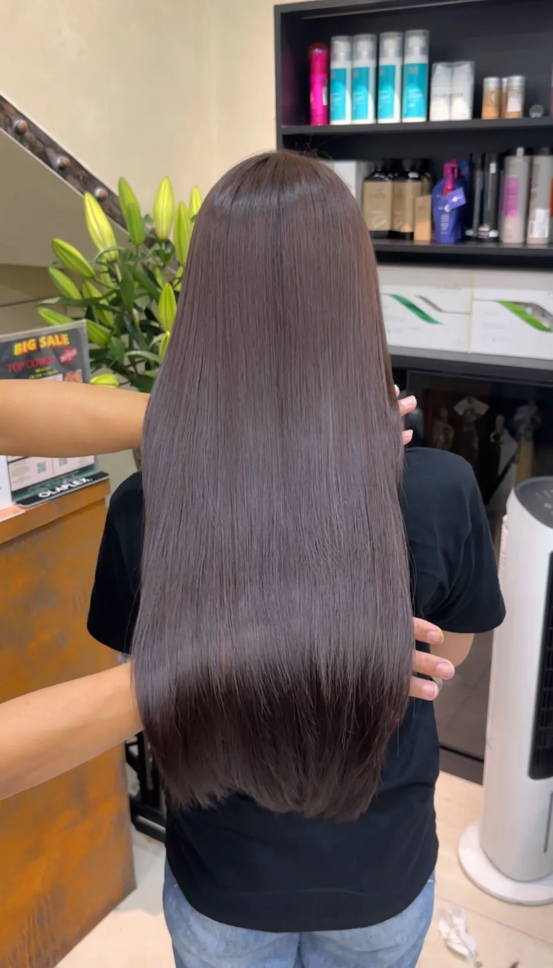 Uốn Tóc & Duỗi tóc — kết quả SAU khi làm tại A Vòong Hair Salon Tân Phú