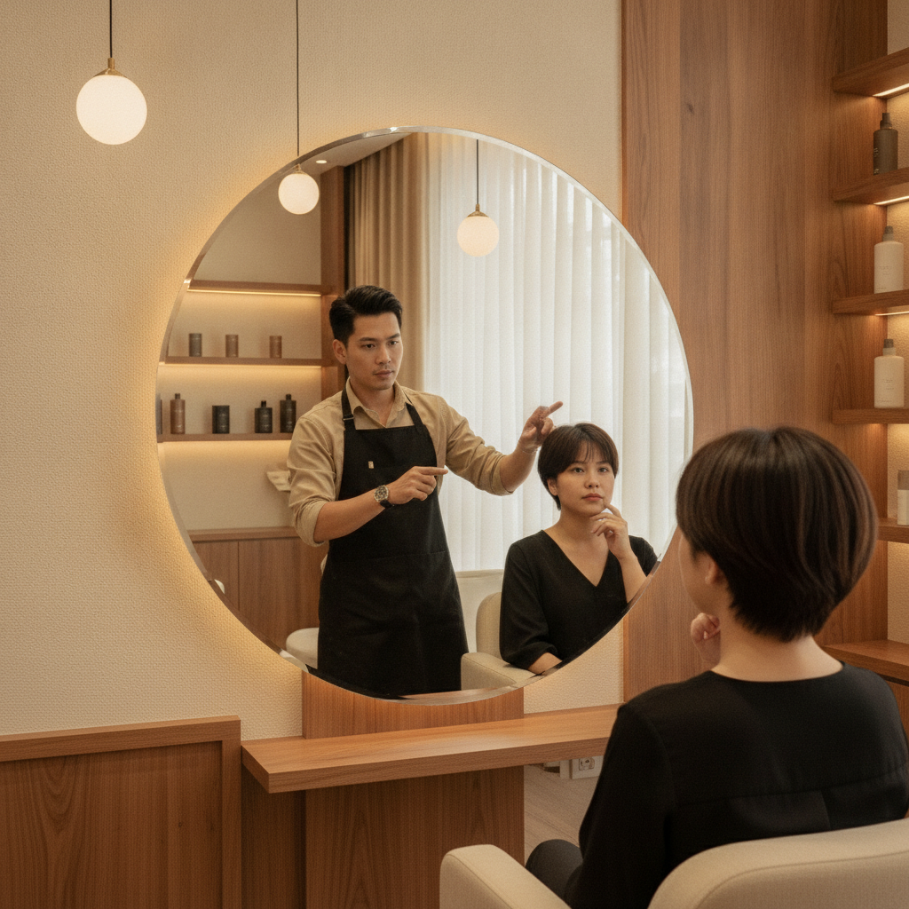 Làm Thế Nào Để Chọn Kiểu Tóc Tém Phù Hợp Nhất Với Gương Mặt Tròn Của Bạn?