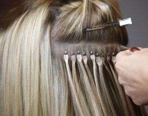 Nối tóc powder kết hợp với bột keratin