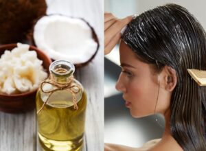 Ủ tóc bằng dầu dừa