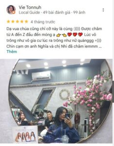 sản phẩm a voòng hair salon uy tín