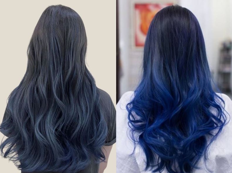 Đen ánh xanh dương