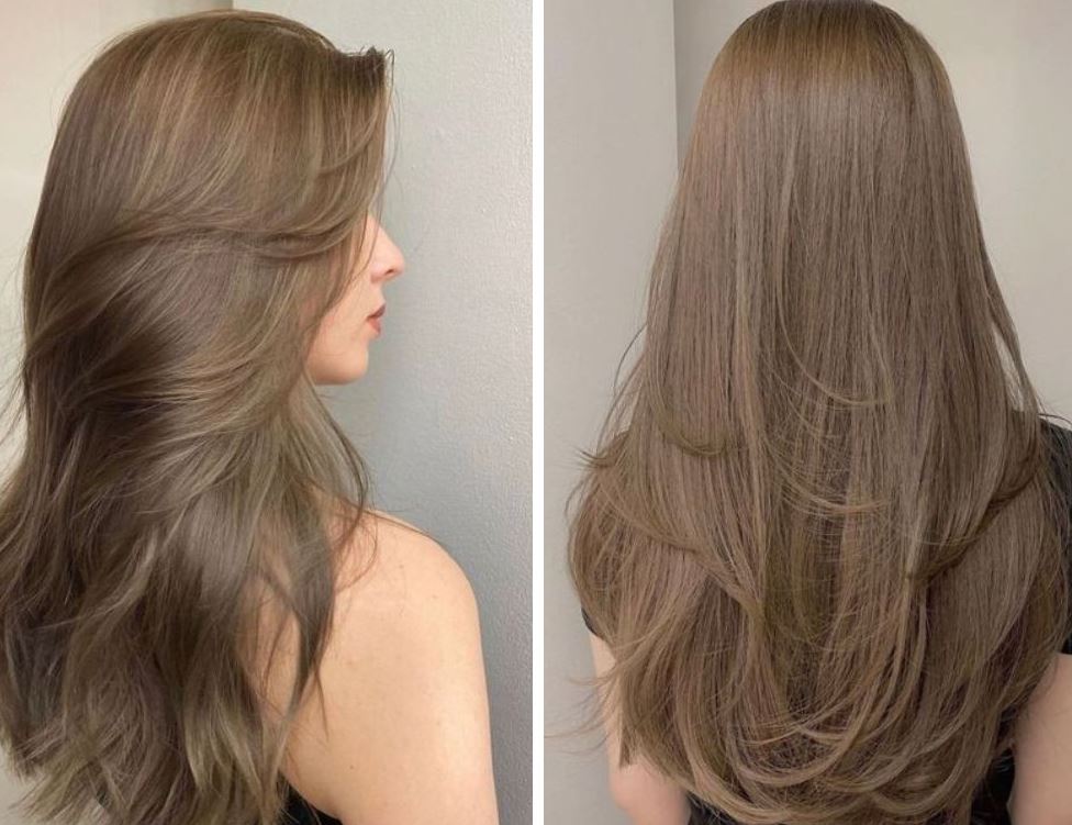 Nâu socola ánh khói